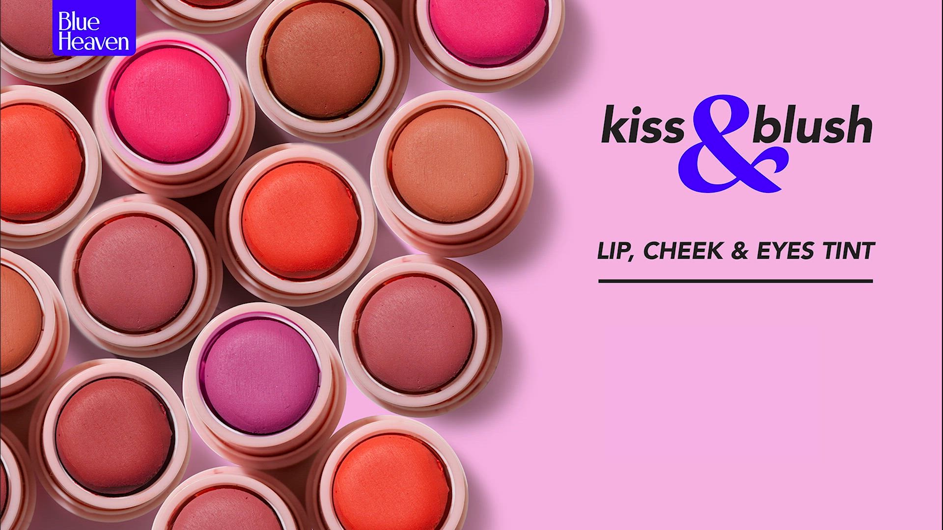 Blue Heaven Kiss & Blush Lip And Cheek Tint - Rosy Dusk - Image 4